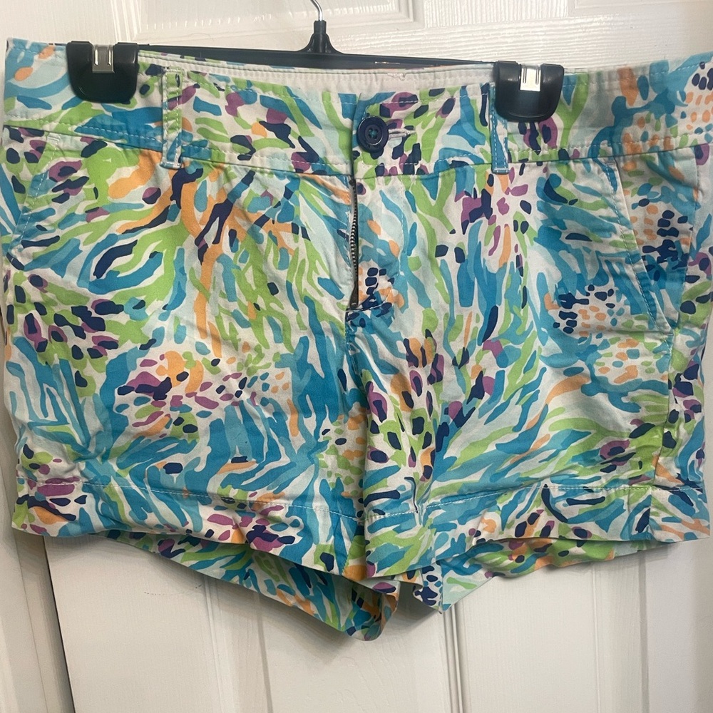 Lilly Pulitzer Multicolor Tropical Print Shorts